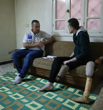 Solidarité Turquie-Syrie : L’association ELAF accompagne les personnes en situation de handicap. © ELAF
